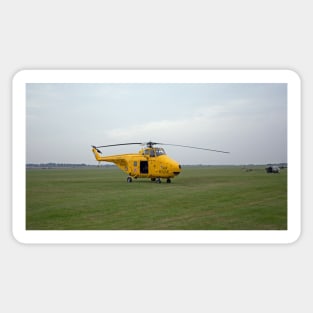 Westland Whirlwind HAR10 helicopter, Duxford Air Show 2021, Cambridge Sticker